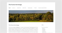 Desktop Screenshot of foresthermitage.org.uk